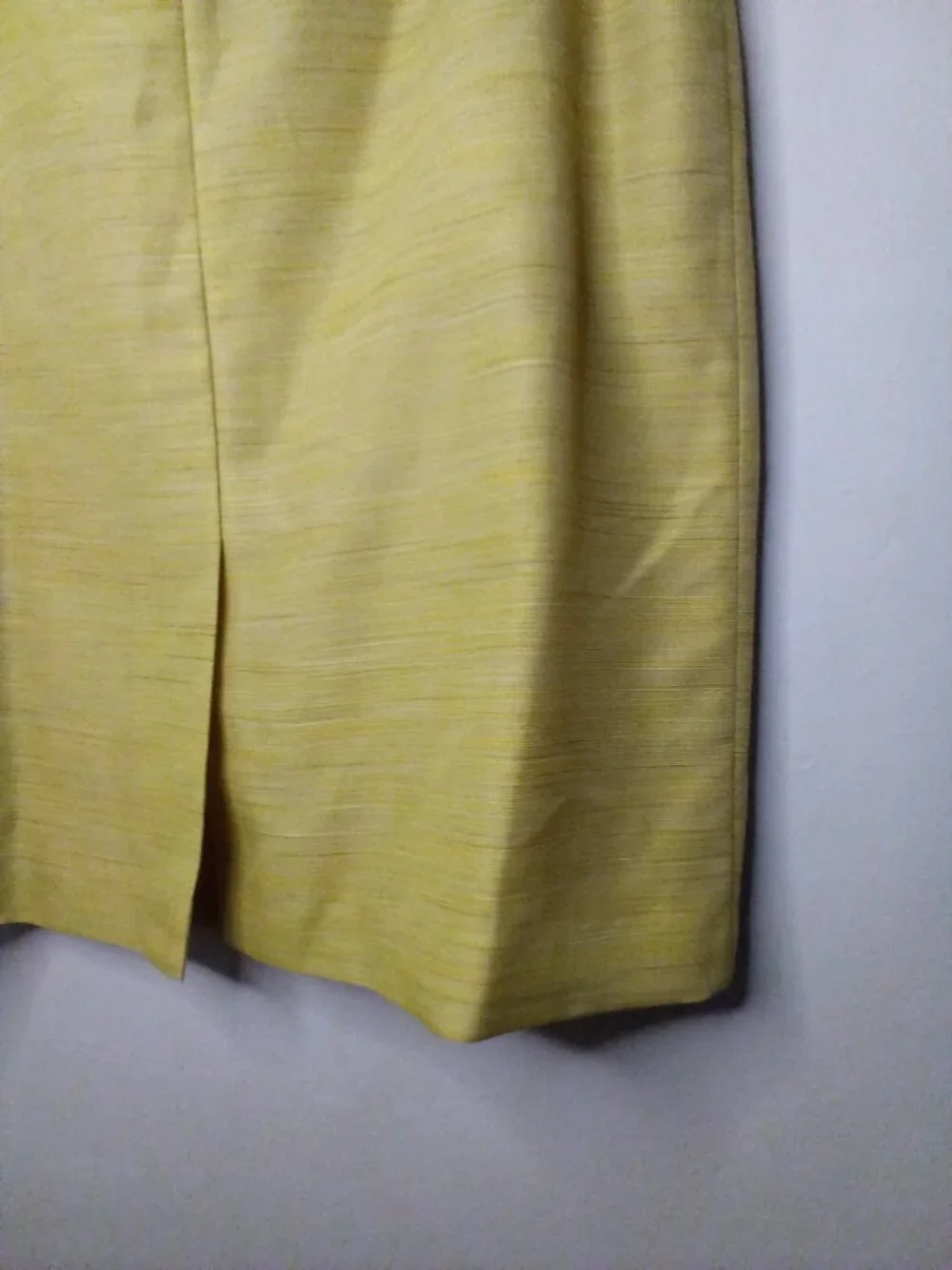 Kasper Skirt Women 8 Straight Classic Career Yellow